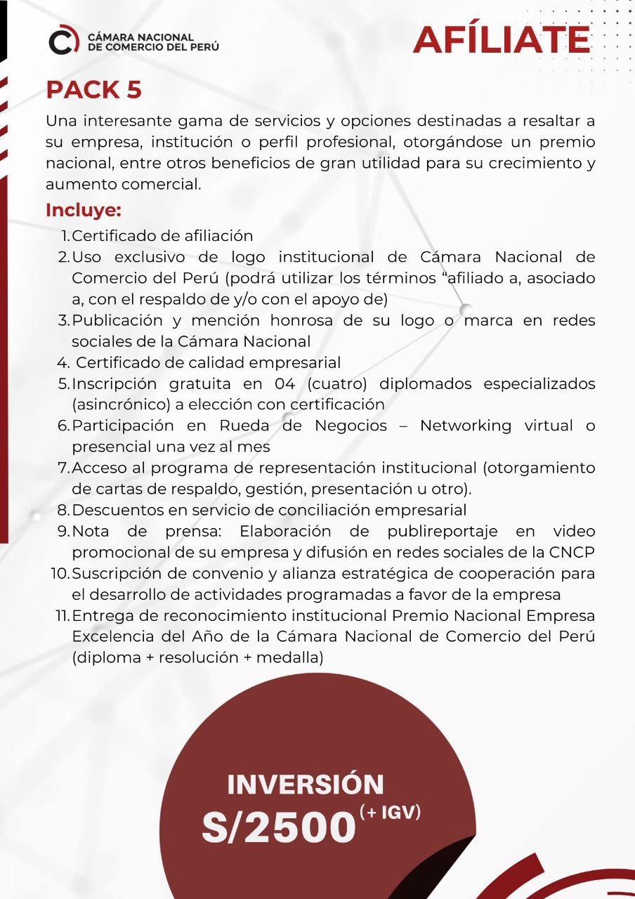 Paquete afiliación 5